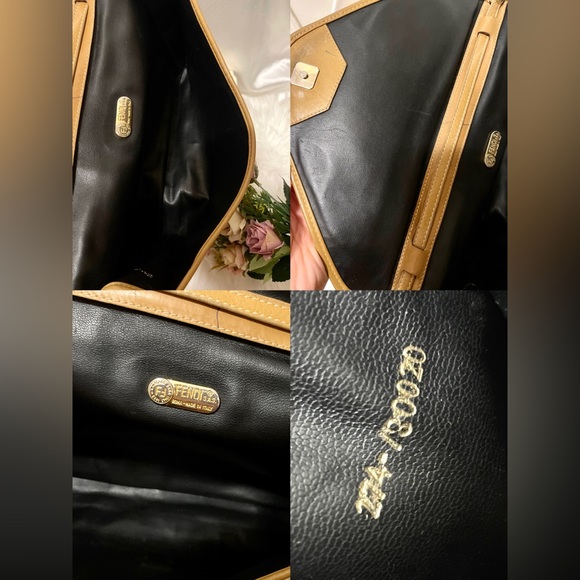 🧚Auth💖RARE💖 FENDI Zucca Zucchino Envelope Pochette Shoulder Clutch/Crossbody✨ - Picture 13 of 14